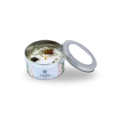 Green Tree - Gemstone Candle Vitality Sweet Ginger 70g