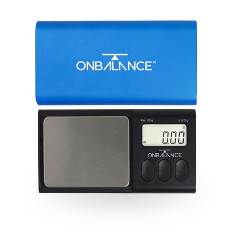 On Balance SLIDE Pocket Scale 200g x 0.01g Blue