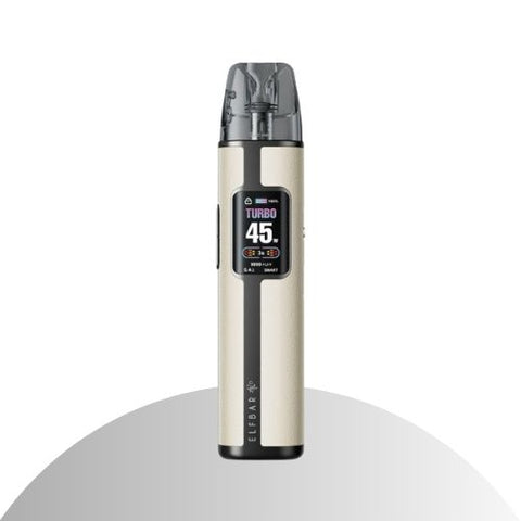 ELFBAR ELFX Pro Vape Pod Kit in sleek design, featuring Turbo mode and 45W power for an enhanced vaping experience.