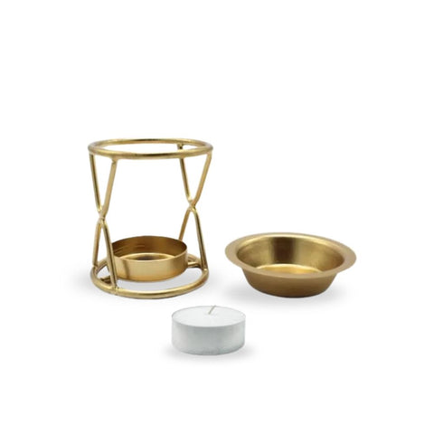 Räucherbrenner -Iron Incense Burner - Gold Finish