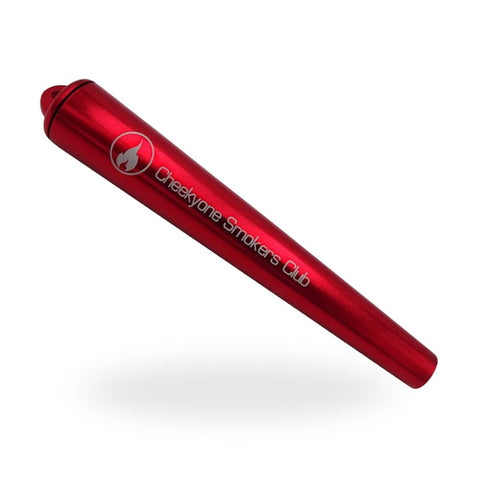 Kulu Cheekyone Joint Tube Aluminium in rot, ideal für sichere und stilvolle Joints Aufbewahrung.