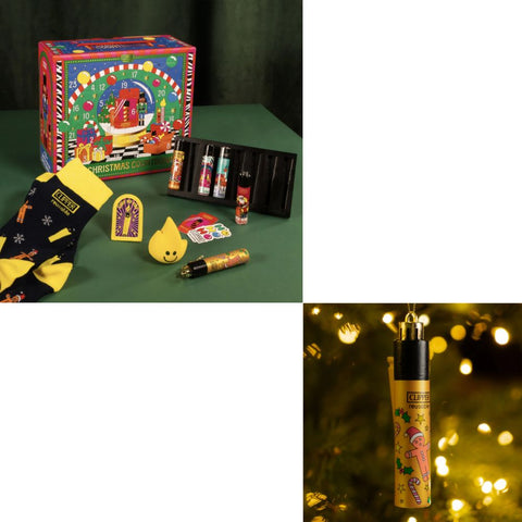 Clipper Adventskalender 2025 - The Christmas Countdown mit 24 Überraschungen, Socken und Lichtern.