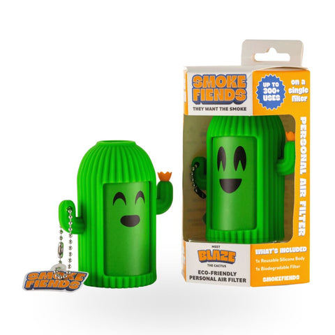Smoke Fiends Eco Friendly Personal Air Filter - Blaze The Cactus