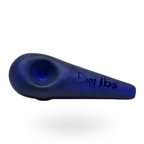 Snoop Dogg LBS - Frosted Teardrop Spoon Hand Pipe Blue