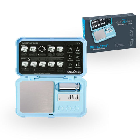 On Balance Predator Pocket Scale 100g x 0.01g Blue