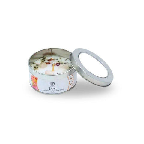 Green Tree - Gemstone Candle Love Rose 70g