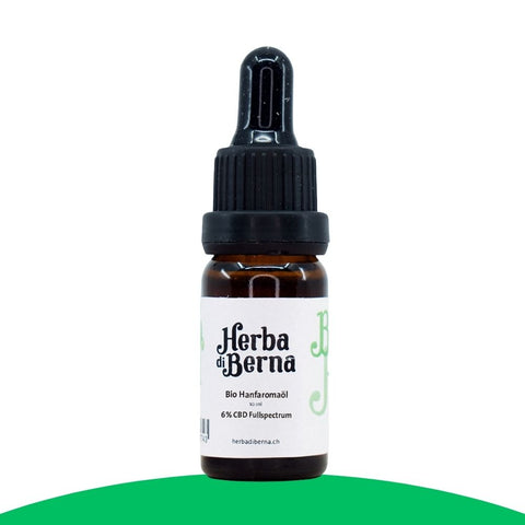 Herba di Berna - 6% Vollspektrum Bio CBD-Hanföl