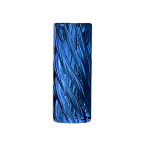 Glass Spiral Filter TIP - 10mm - blauer spiralförmiger Glasfilter für ein kühles Raucherlebnis.