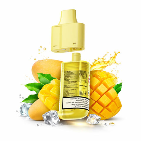 LOST MARY LUX 7000 Pods Refill mit Mango-Geschmack und integriertem Coil in gelber Packung