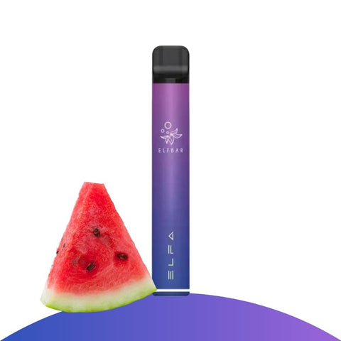 ELFBAR ELFA Pro Kit with vibrant watermelon slice, sustainable and nicotine-free vaping experience.