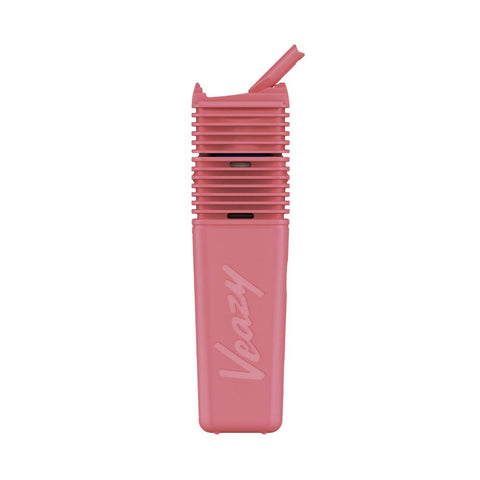 Storz & Bickel Veazy Dry Herb Vaporizer in pink, compact and stylish design for modern users.