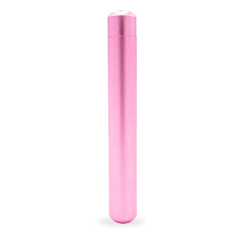Smellproof Metal Joint Tube 2.0 aus Aluminium in pink, geruchssichere und spritzwasserfeste Aufbewahrung für Zigaretten.