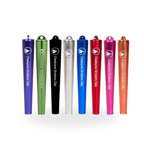 Kulu Cheekyone Joint Tube Aluminium in verschiedenen Farben für sichere und stilvolle Aufbewahrung von Joints.