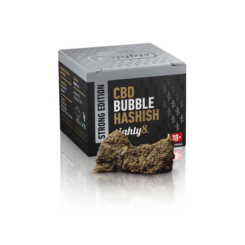 Eighty8 CBD Extract Bubble Hash – Hochwertiges CBD-Hasch mit vollem Terpenprofil und intensivem Aroma