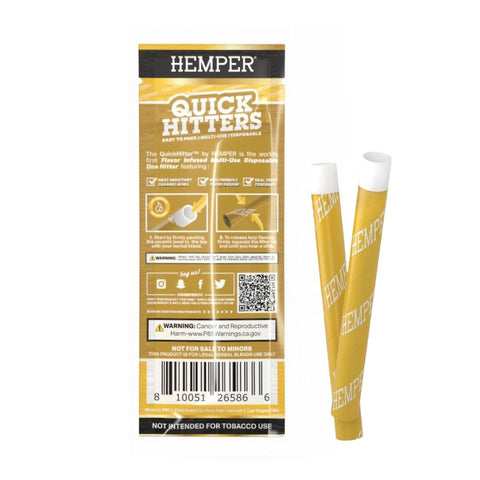 HEMPER Quick Hitter 2er-Pack mit zwei One-Hittern und Anleitung für einfache Nutzung