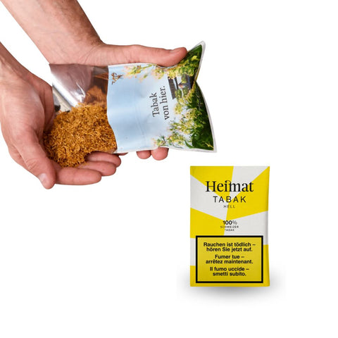 Heimat RYO Original Hell – 30 g Schweizer Drehtabak aus Virginia und Burley
