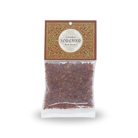 Goloka Räucherharz Weihrauchkörner - Sandalwood 30g