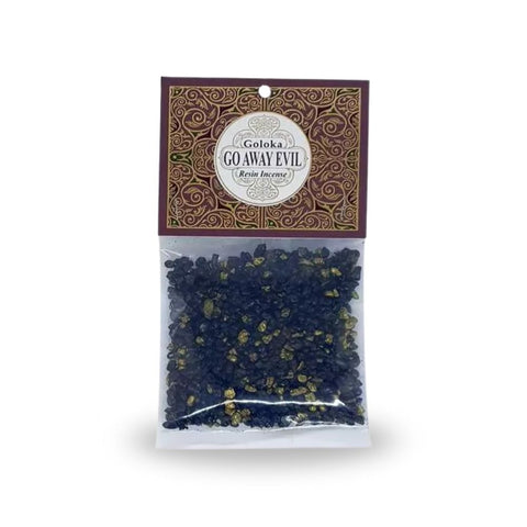 Goloka Räucherharz Weihrauchkörner - Go Away Evil 30g