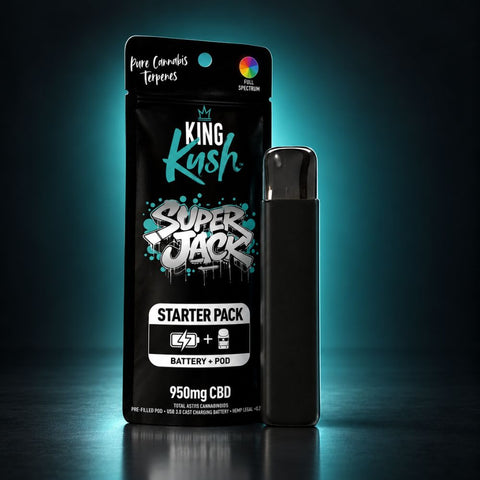 King Kush Super Jack CBD Vape Starter Pack schweiz viweedy shop