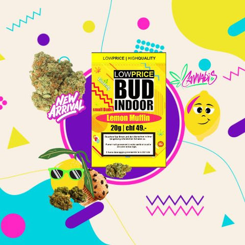 Viweedy CBD Lemon Muffin Small Buds 20g Limited Edition