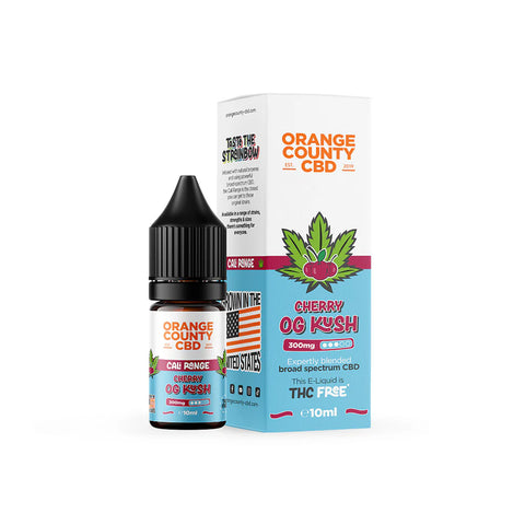 Orange County CBD Cali E-Liquid 300mg – Leichtes CBD-Vape-Liquid für Anfänger und tägliches Dampfen