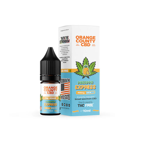 Orange County CBD Cali E-Liquid 300mg – Leichtes CBD-Vape-Liquid für Anfänger und tägliches Dampfen