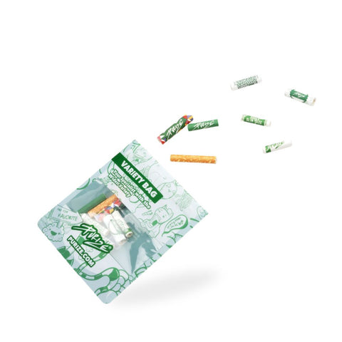 PURIZE Variety Bag - Aktivkohlefilter Probierbeutel mit verschiedenen Filtergrössen in einer abwechslungsreichen Auswahl.
