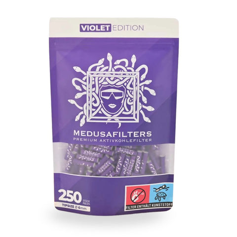 Medusa Filters activated carbon filter purple 250pcs.