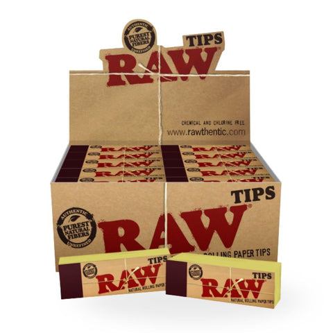 RAW Filter Tips Box mit 50 Blöcken à 50 Tips (57x18 mm). Naturbelassene Hanffaser, ideal für Vielnutzer. Jetzt bei Viweedy bestellen.