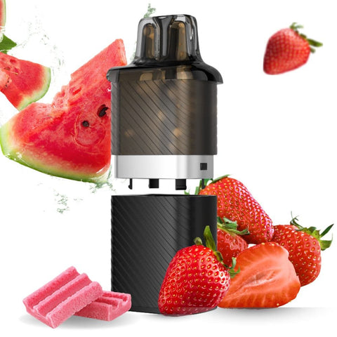 VOZOL - Vista Plug – Pod & Refill-Tank mit Wassermelonen- und Erdbeer-Dekoration