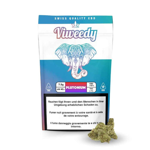 Plutonium CBD Blüten von Viweedy – Indoor