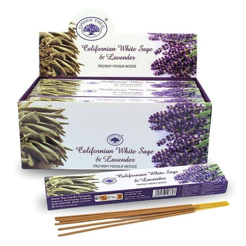 Green Tree Californian White Sage & Lavender - Duftstäbchen