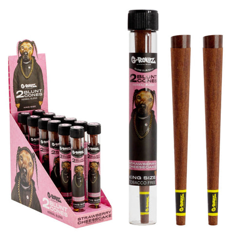 G-Rollz Terpene Infused Herbal Blunt Strawberry Cheesecake