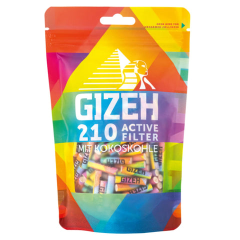 GIZEH Rainbow Active Filter 6mm 210Stk.