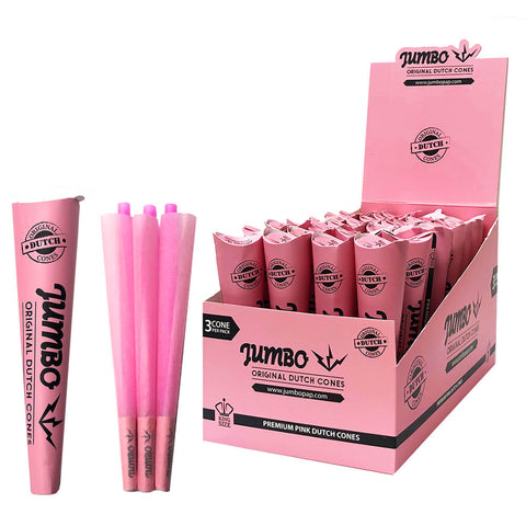 Jumbo Pink King Size Cones 3er