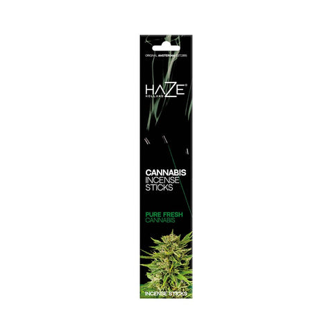 HaZe Cannabis Incense Sticks – Pure Fresh Cannabis Leaves Scented, earthy and herbal aroma for your space.