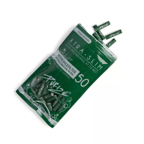 Purize - Xtra Slim Aktivkohlefilter 50 Stk.