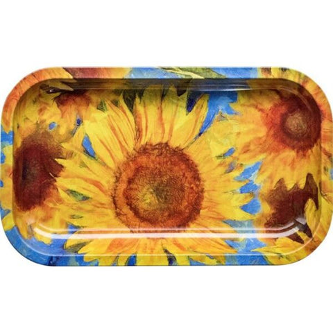 Sun Flowers Rolling Tray