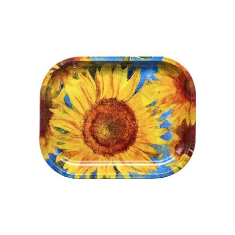 Sun Flowers Rolling Tray