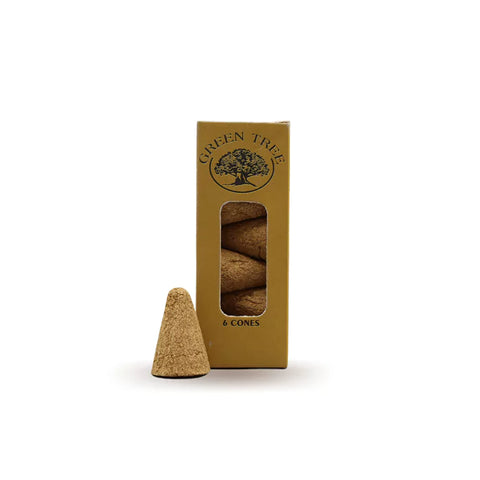 Green Tree Palo Santo Wood Powder Incense Cone