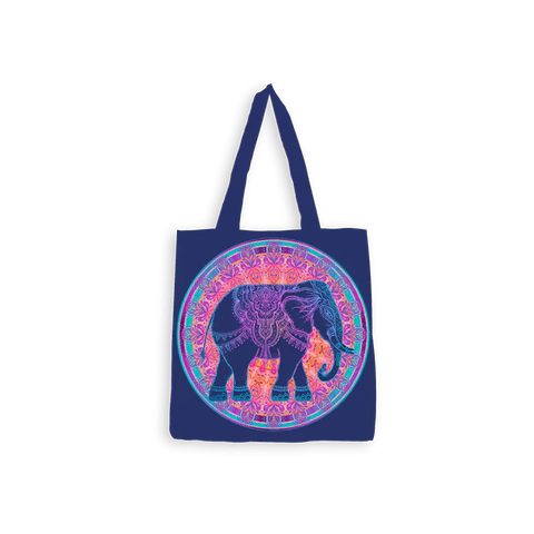 Tote Bag Elephant by Green Tree