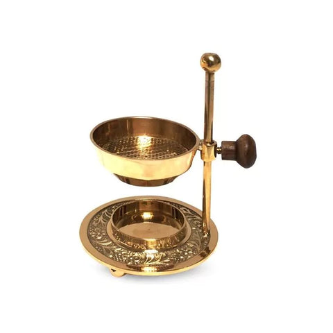 Incense burner made of brass for incense grains