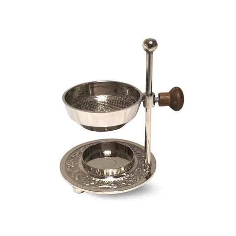 Incense burner made of nickel incense grains silver