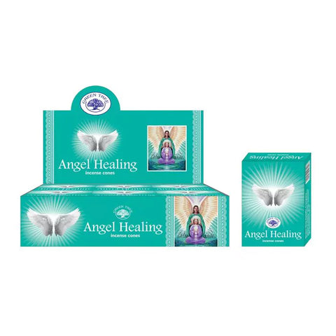 Green Tree Angel Healing Incense Cone