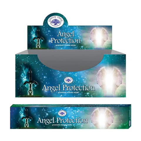 Green Tree Angel Protection Premium Masala Incense Sticks
