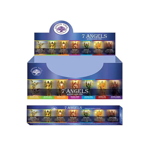 Green Tree 7 Angels Premium Masala Incense Sticks