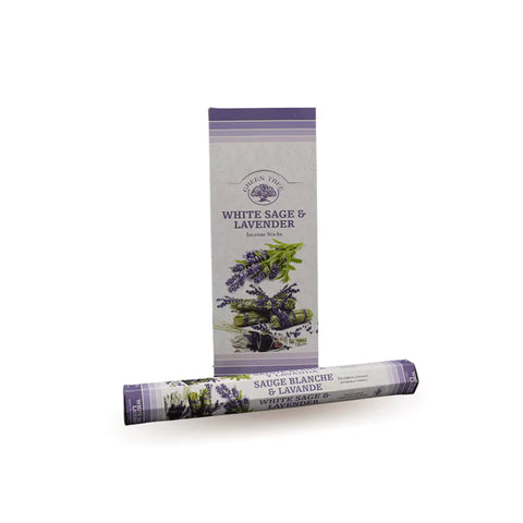 Green Tree White Sage & Lavender Incense Sticks