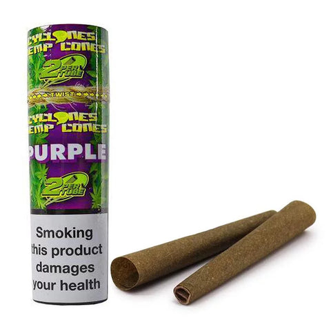 Cyclones Hemp Purple Grape 2 in 1 Tube