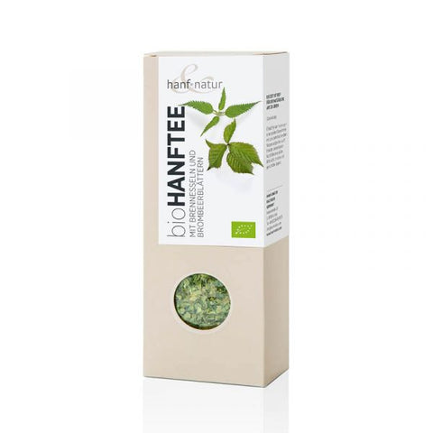 Hemp & Natur Organic hemp tea with nettles and blackberry leaves, loose 40g