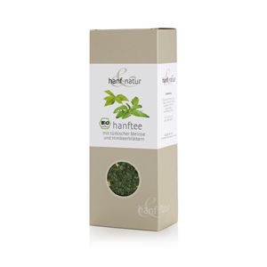 Hemp & Natur Organic hemp tea with Turkish balm and raspberry leaves, loose 40g